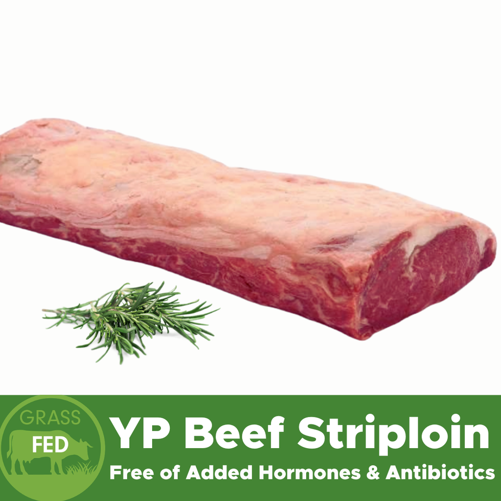 Frozen Boneless YP Beef Striploin 5kg+, price per kg