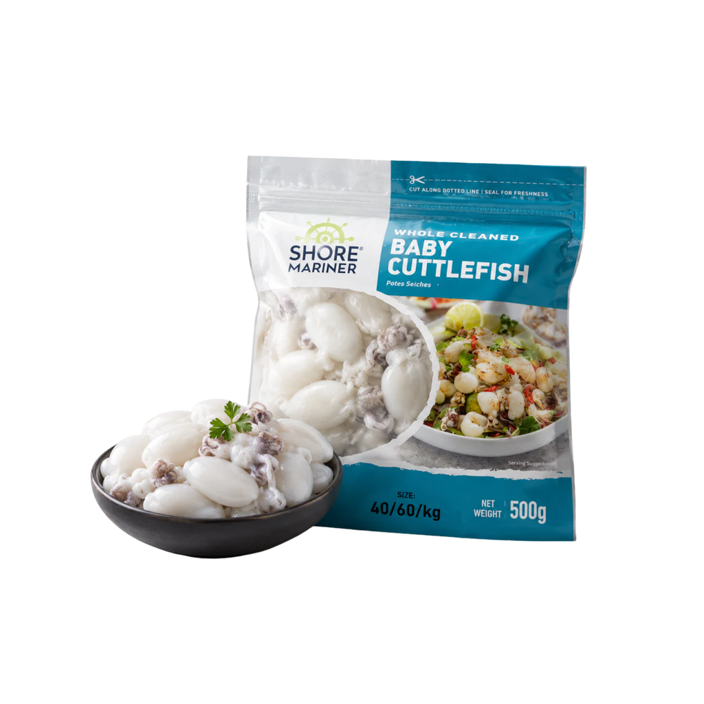 (DIS) Whole Baby Cuttlefish (40/ 60 per lb) 500g