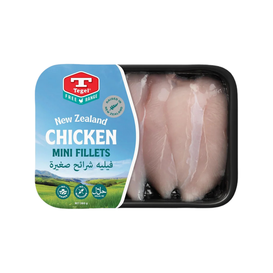 Tegel Free range Chicken boneless mini fillets 380g