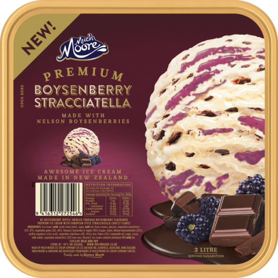 Much Moore Awesome 2L Boysenberry Straciatella