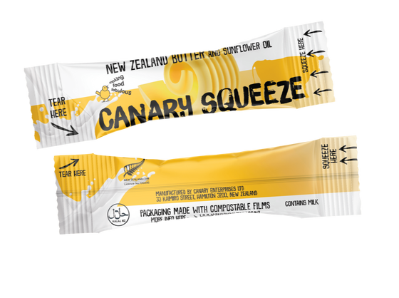 PCU Squeezable Canary Salted Butter, 240x8g