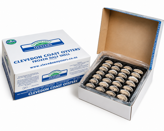 Clevedon Coast Premium Oysters, 60 pieces (75mm to 90mm)