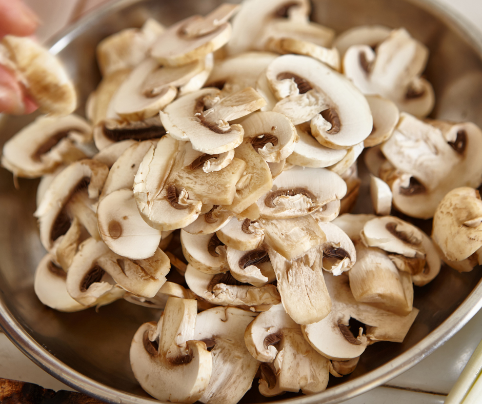 Frozen Mushrooms Sliced IQF - free flow box 10kg