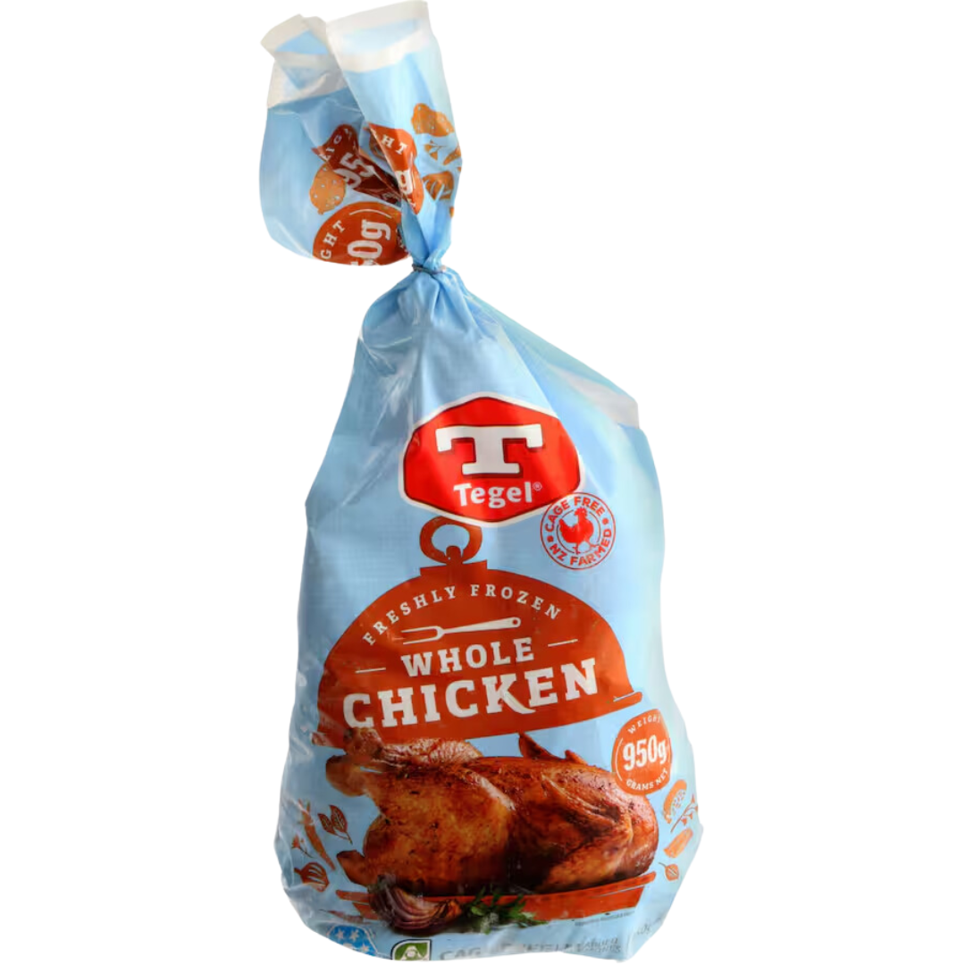 NZ Tegel Whole Chicken  Size 10 (950g)