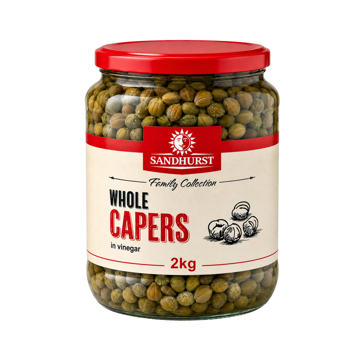Sandhurst Capers 2kg