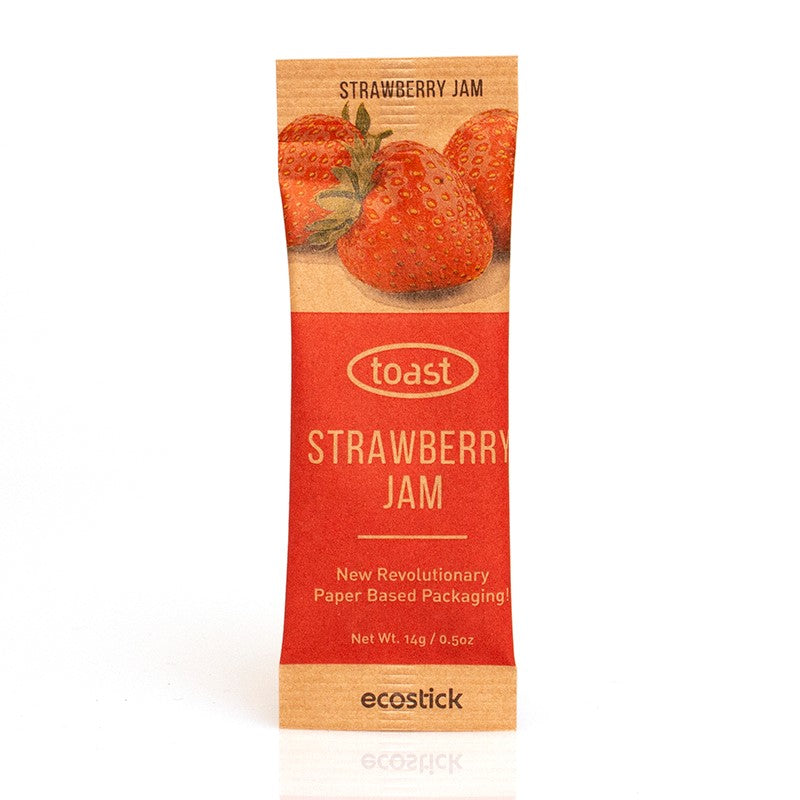 PCU, Toast Ecostick Strawberry Jam 100x14g