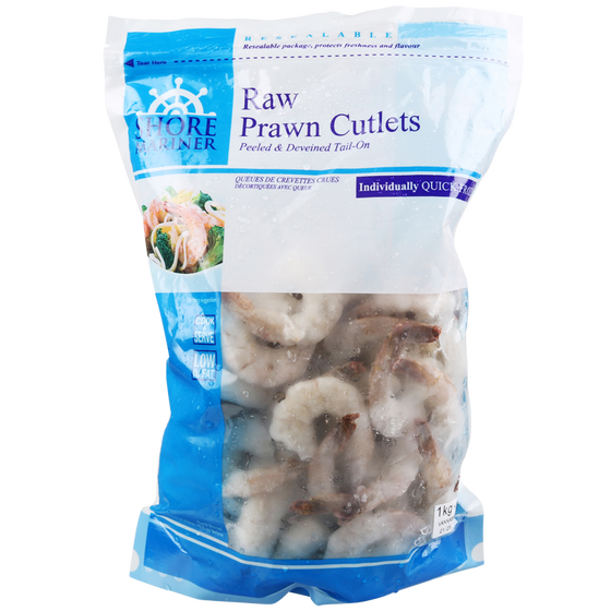 Raw Prawn Cutlet 21/25 1kg (10 per carton)
