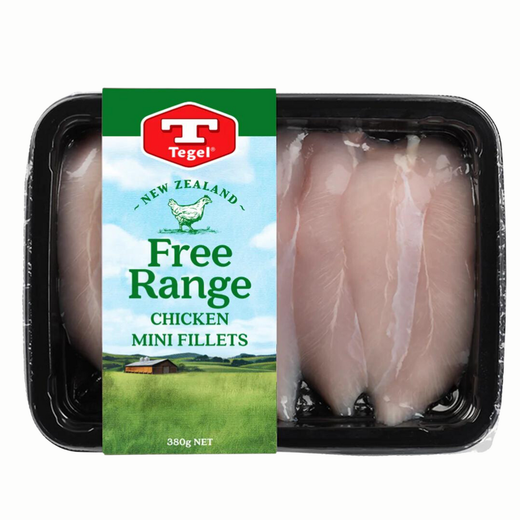 Tegel Free range Chicken boneless mini fillets 380g