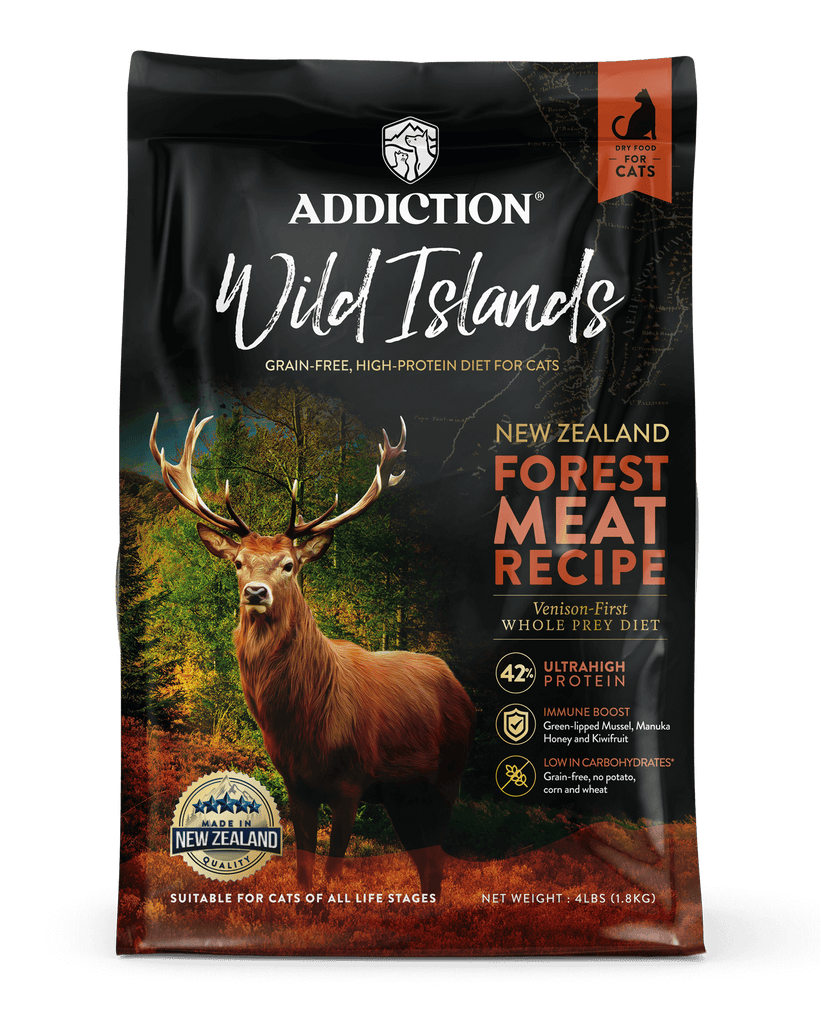 Addiction Wild Islands Forrest Meat High protein Grain free Cat Food 4.5kg