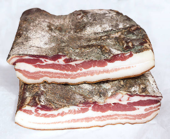 Pancetta Peppered average 1.6-2.5kg slap, price per kg