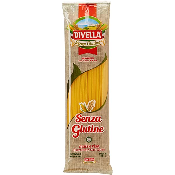 DIVELLA Spaghetti Pasta Gluten Free 400gm (15 per carton)