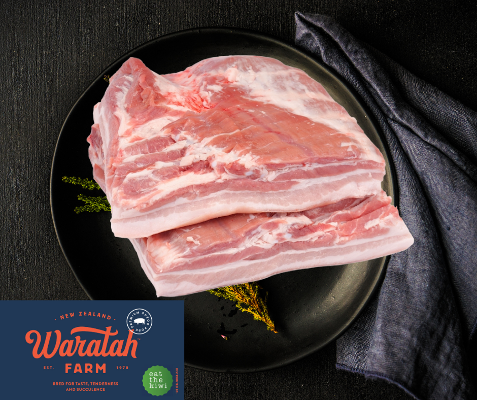 Duroc pork Boneless Belly  - average weight 2-3 kg each - price per KG