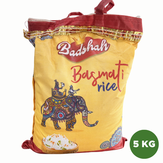 Badshah Long Grain Basmati Rice 5kg bag