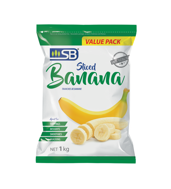 Frozen Banana Sliced 1kg