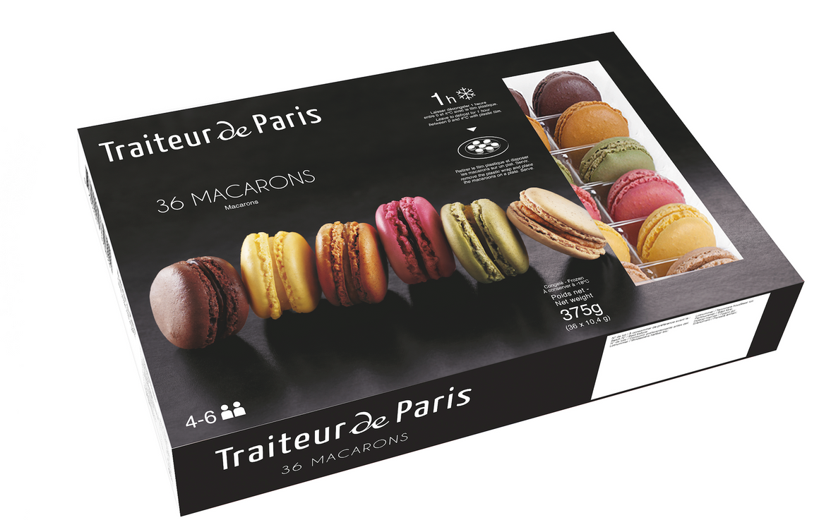 Genuine French Macarons  36 pcs, 6 flavours. Made in France