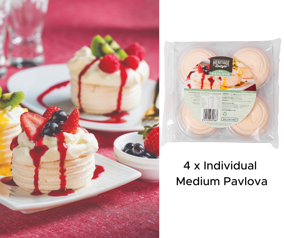 4Pk Heritage Delight Mini Pavlovas