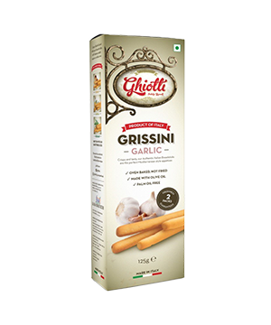 Ghiotti Grissini Garlic 125g