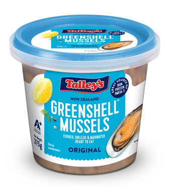 Talley's Marinated Mussels Natural, 375g (12 per carton)