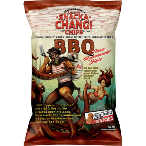 Snackachangi Kettle Chips BBQ 150g