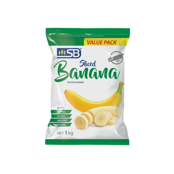 Frozen Banana Sliced 1kg