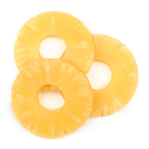 Pineapple slices in syrup A10