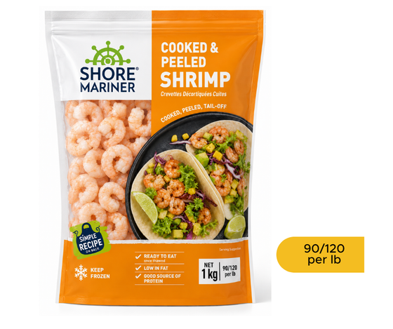 (4463) Shrimp Cooked and peeled  90/120 SM 1kg