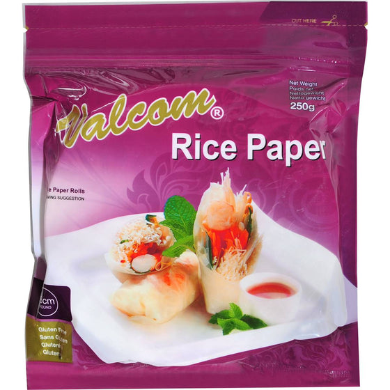 Valcom Rice Paper 16cm, 250G (6 package/carton)