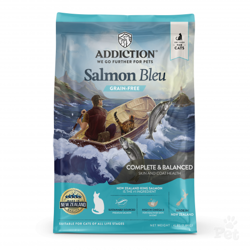 Addiction Wild Islands Salmon Bleu NZ Grain Free Dry Cat Food 4.5kg
