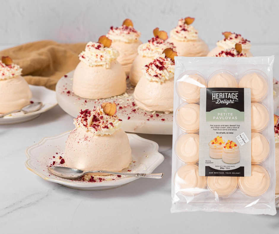 12Pk Heritage Delight Petite (mini) Pavlovas