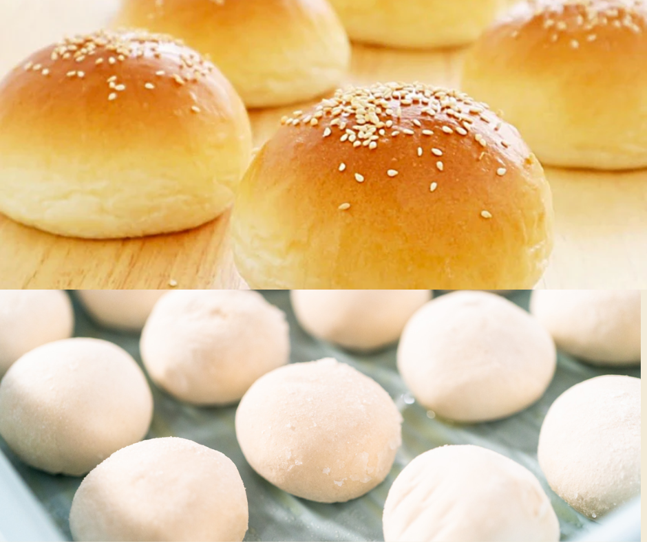 Brioche Hamburger Buns 120 x 100g, Frozen