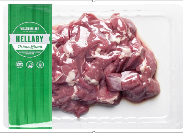 Hellaby LAMB DICED 
376gm-512gm  $33-$46 PER PACK 
 Price below per/KG