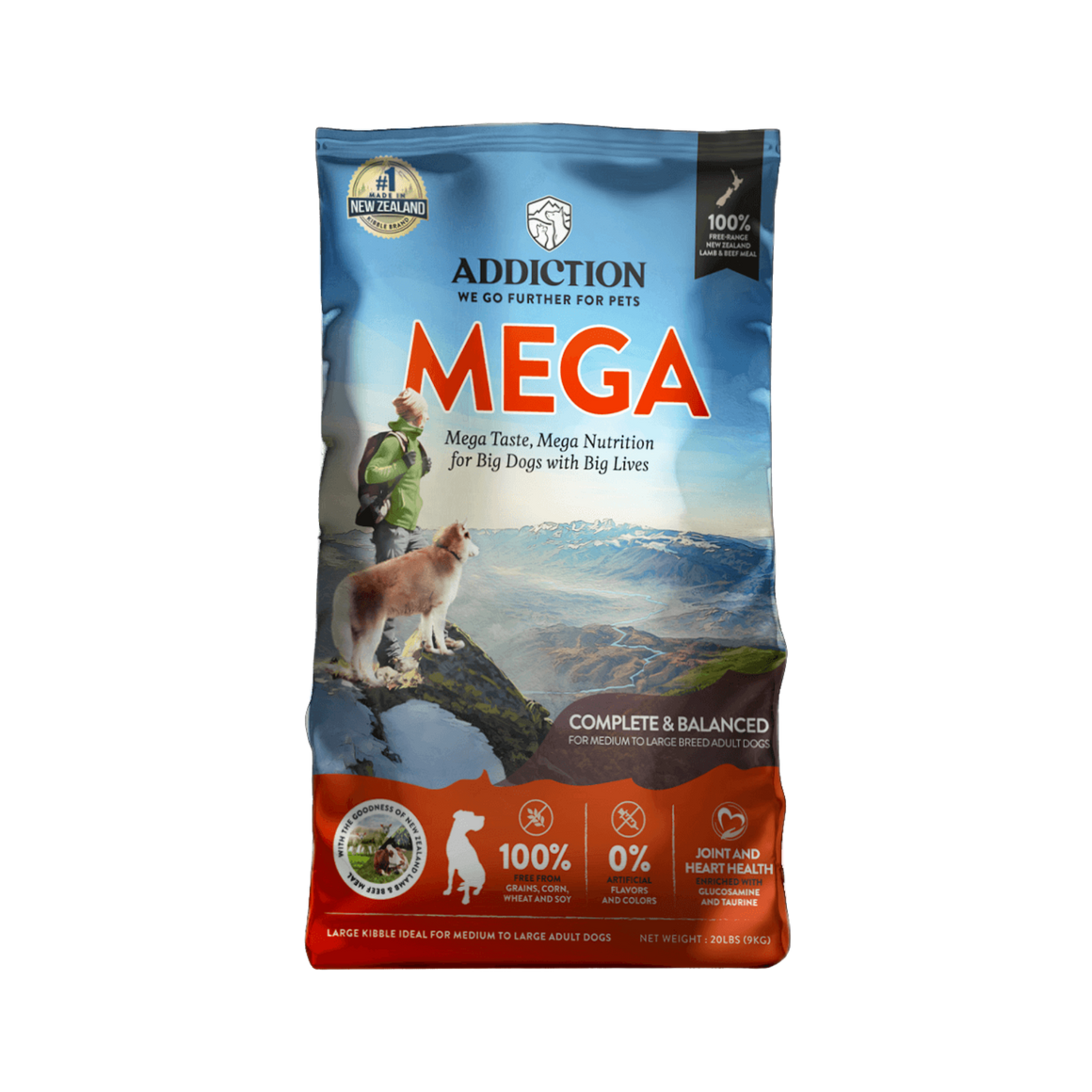 Addiction Pet Food MEGA Dog food 20kg