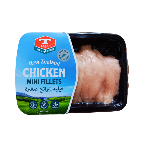 Tegel Free range Chicken boneless mini fillets 380g