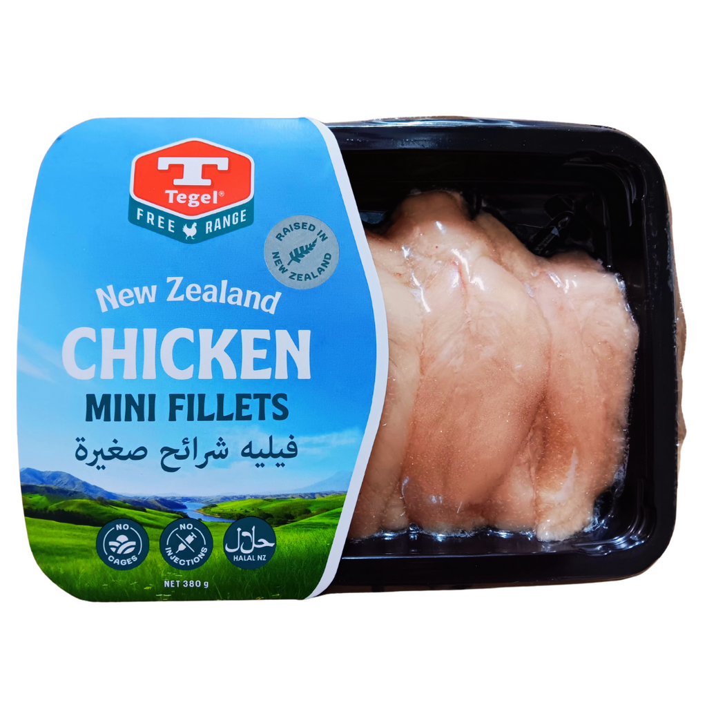 Tegel Free range Chicken boneless mini fillets 380g
