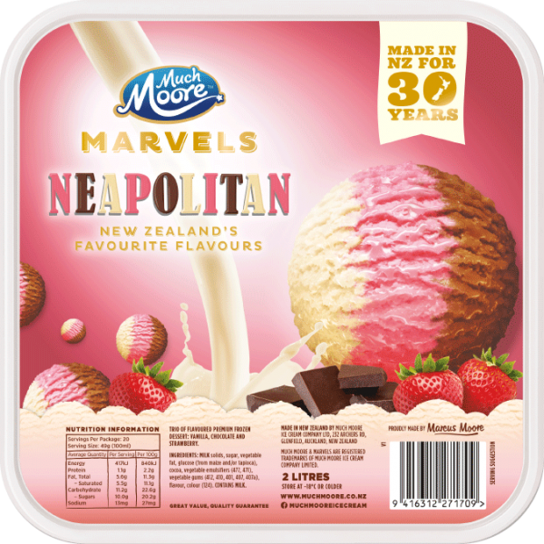Ice Cream, Much Moore Marvels Neapolitan 2L