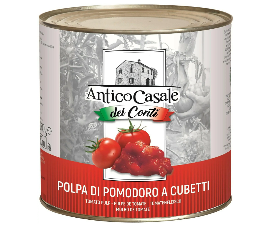 Chopped/Diced Tomatoes 2.5kg Antico Casale