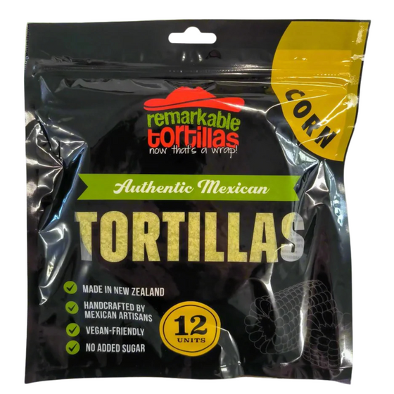 Yellow 100% Corn Tortilla 12pc/pack
Vegan/Gluten free
130mm