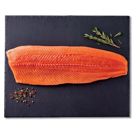 Salmon Fillets Atlantic  Skin on, Boneless Price per kg (average 1.2kg each) Gold Pack