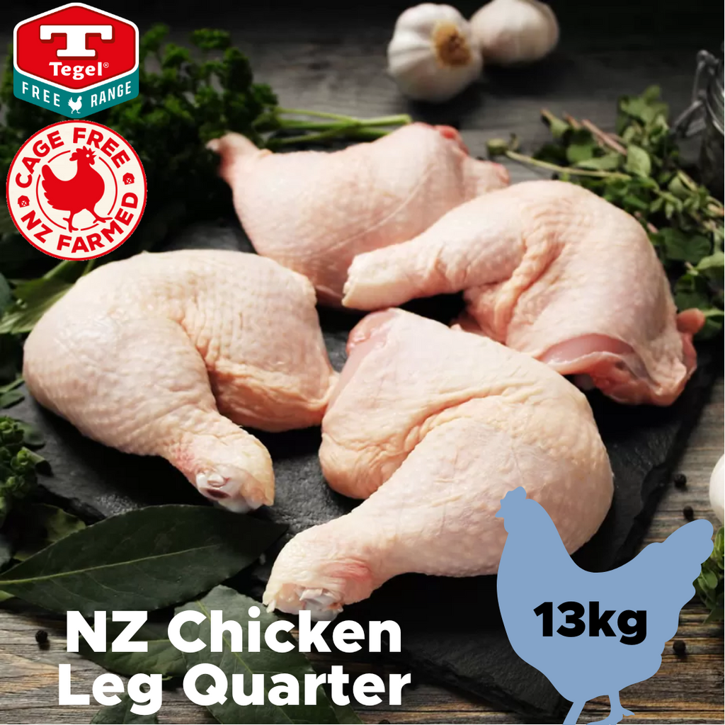 Tegel Chicken Leg Quarters 13kg, Cage Free