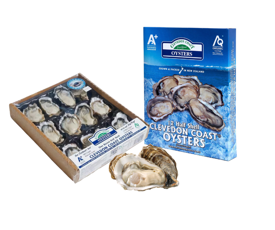 Clevedon Coast Pearl Oyster, Retail Pack 1 dozen (65mm to 75mm)