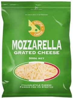 Milligans NZ Grated Mozzarella Cheese 500g