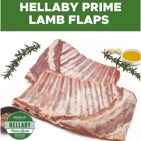 Hellaby NZ Prime Lamb Flaps, 20kg/price per Kg (Carton purchase only)