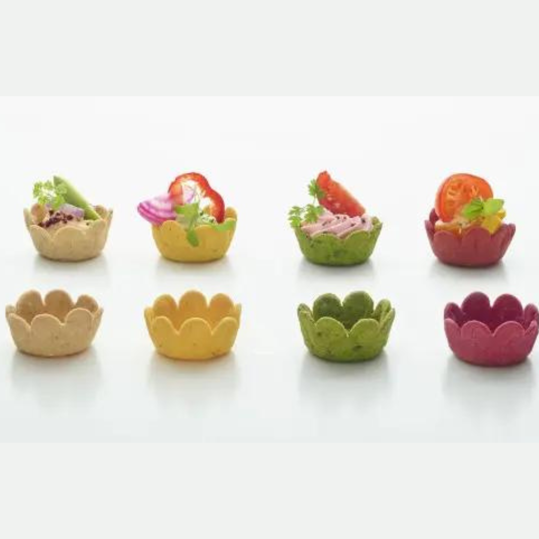 Vege Flower Cup, 3x1.5cm x 96pc / carton
Vegan