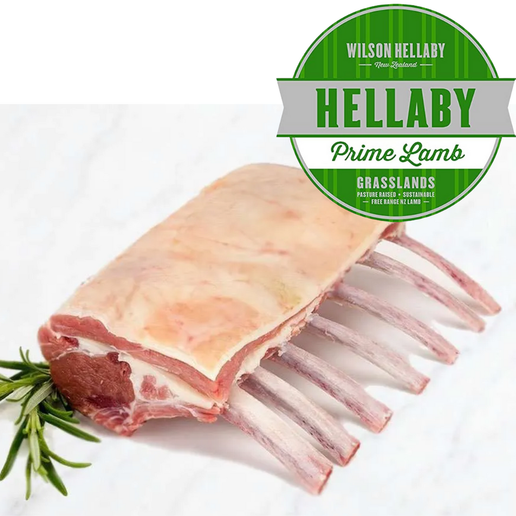 Hellaby NZ Prime Lamb French Rack 1-2 Per Vac Pack price per KG