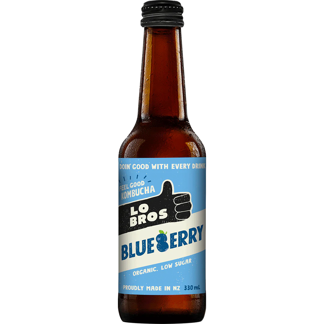 (DIS) Lo Bros organic kombucha blueberry 330ml
