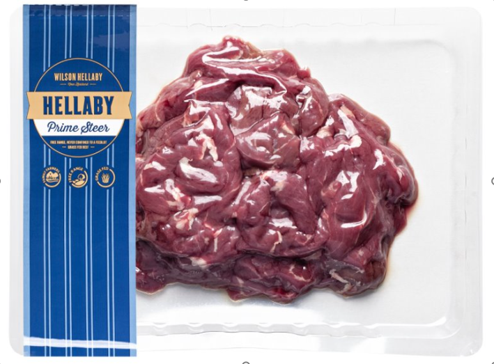 Hellaby BEEF STIRFRY 318gm-510gm  $19-$31 PER PACK 
 Price below per/KG