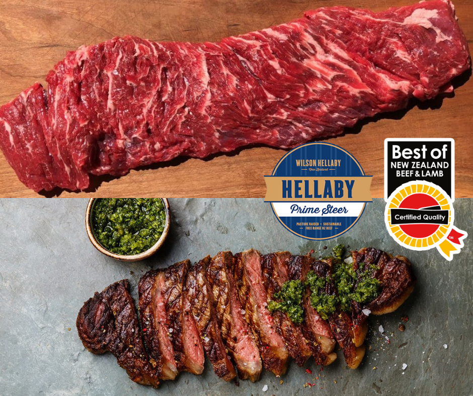 Hellaby Prime Steer Flap Meat. 
Size 6.5kg - 7.5kg price below per kg