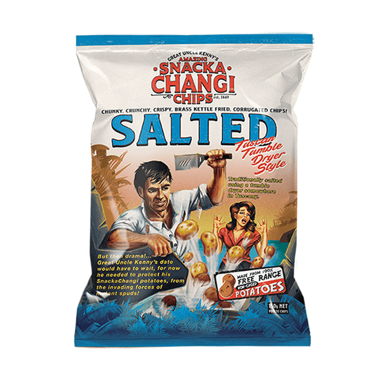 Snackachangi Kettle Chips Salted 150g