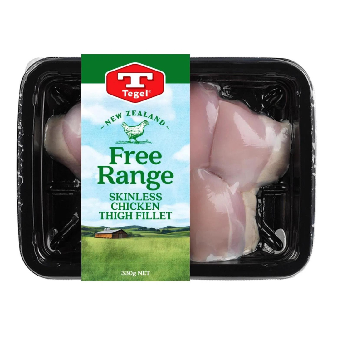 Tegel Free range Chicken skinless Thigh fillet 330g