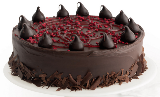 Chocolate & Raspberry Drizzle 8" Premium Round Cake 1.3kg
